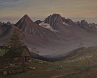 An der Hirtenhütte in Strba (Gemeinde in der Tatra-Region)