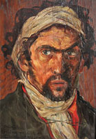 Nemocný maliar - vlastný portrét