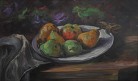 Tisch mit Obst